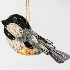 Quill Chickadee Ornament