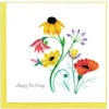 Quilled Wildflowers Birthday Card