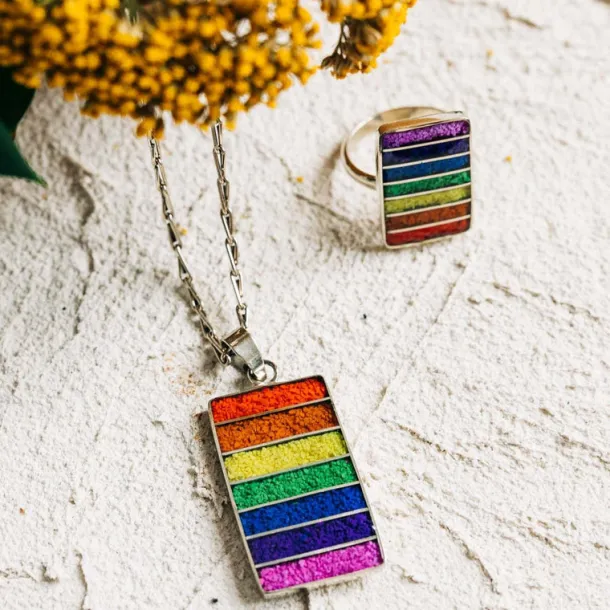 Rainbow Banner Ring