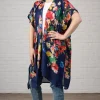 Raseela Blue Floral Modal Topper