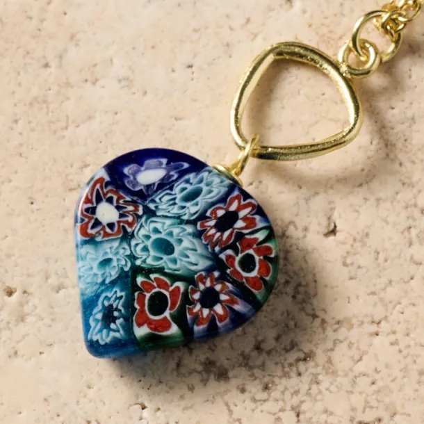 Raza Murano Millefiori Pendant Necklace
