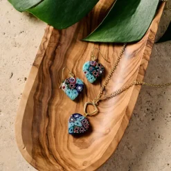 Raza Murano Millefiori Pendant Necklace