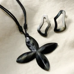 Reclaimed Horn Cross Pendant