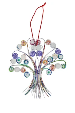Recycled Paper Tree Ornament