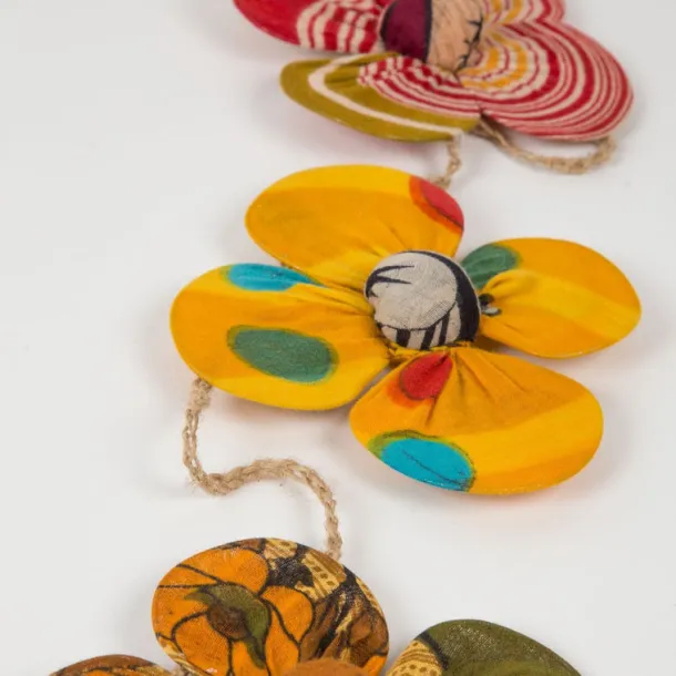 Recycled Sari Flower Garland