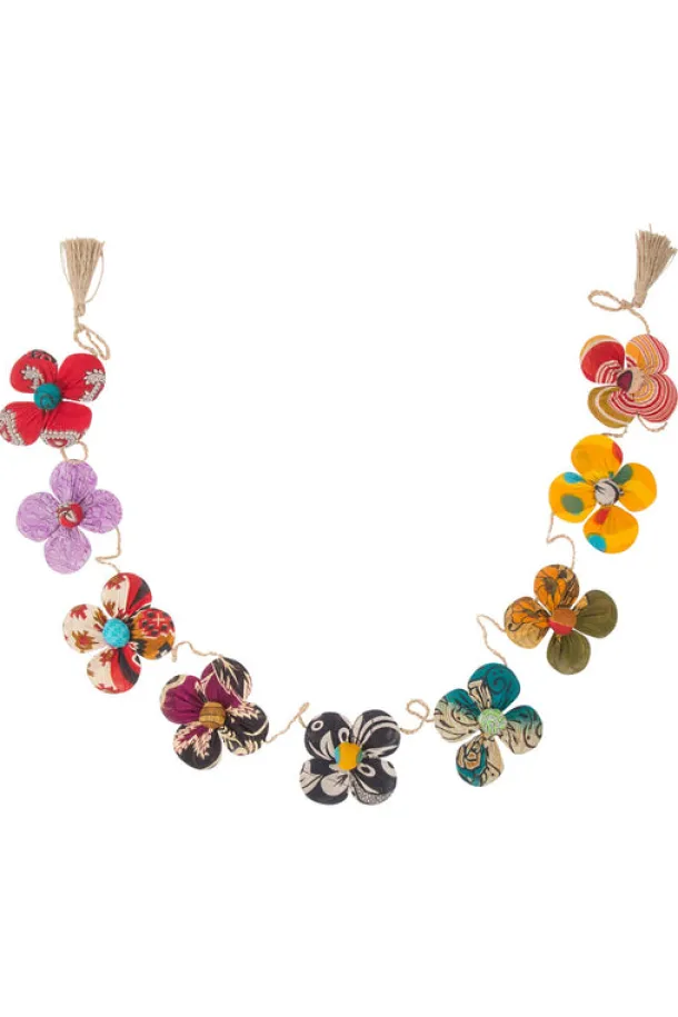 Recycled Sari Flower Garland
