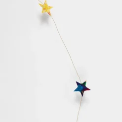Recycled Sari Star Garland