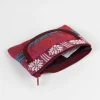 Red Jacquard Coin Purse