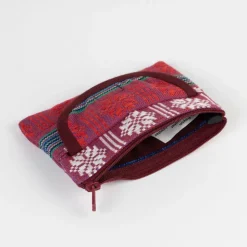 Red Jacquard Coin Purse