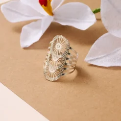 Roda Silver Cuff Ring