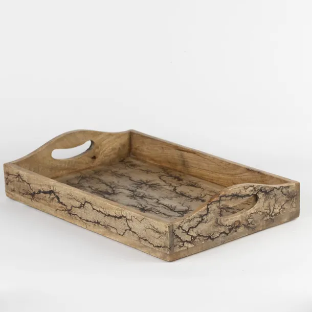 Roots Motif Handle Tray