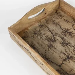 Roots Motif Handle Tray