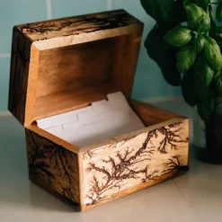 Roots Motif Recipe Box