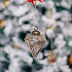 Rose Gold Diamond Ornament