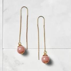 Rosebud Threader Earrings