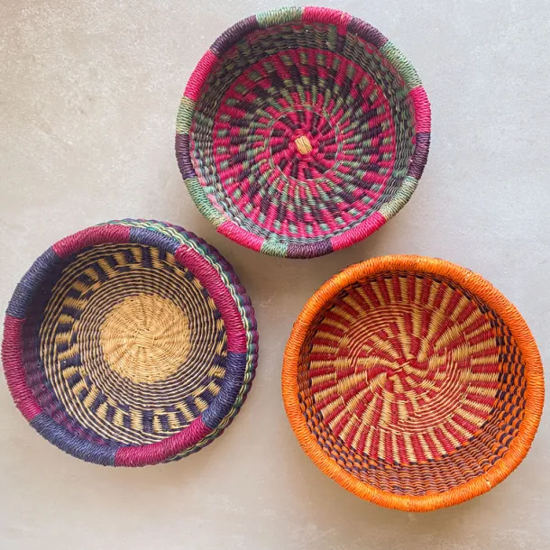 Round Bolga Basket