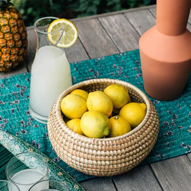 Rounded Kaisa Basket Bowl