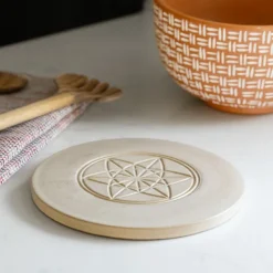 Sacred Geometry Ceramic Trivet