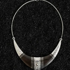 Safia Tuareg Ebony Collar Necklace