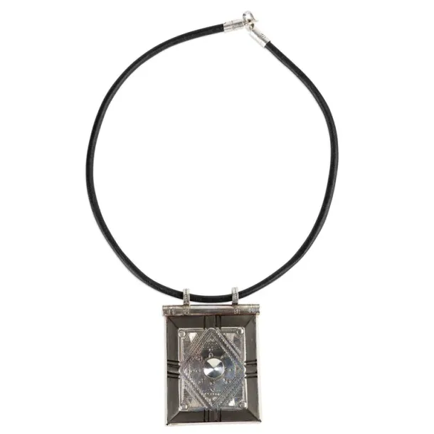Sakina Tuareg Ebony Pendant Necklace