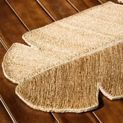 Salam Jute Palm Leaf Table Runner