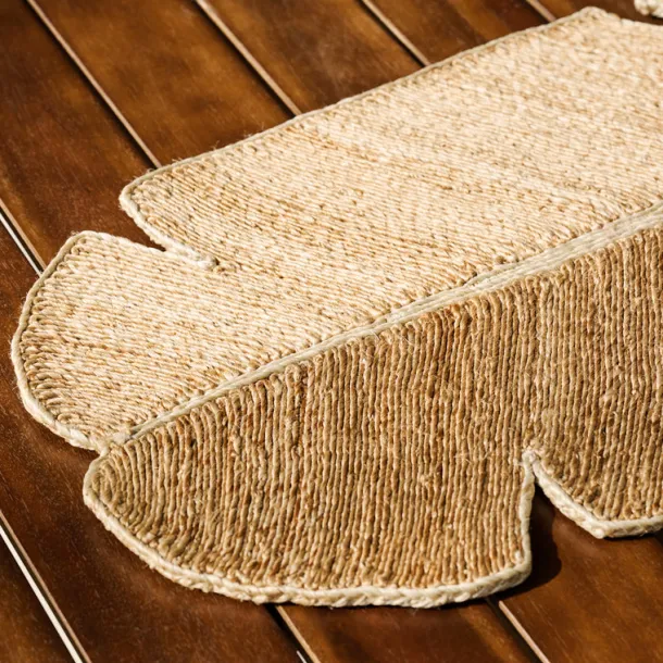 Salam Jute Palm Leaf Table Runner