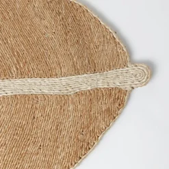 Salam Jute Palm Leaf Table Runner