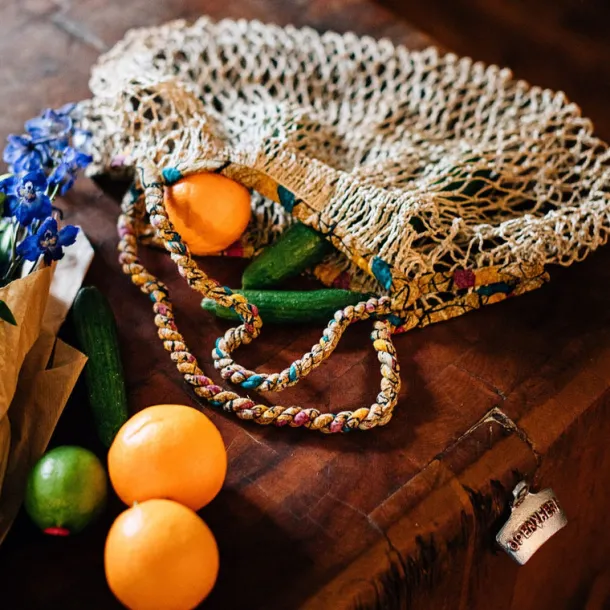Sari & Jute Slouchy Net Bag