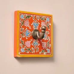 Sarla Iron Wall Hook - Floral