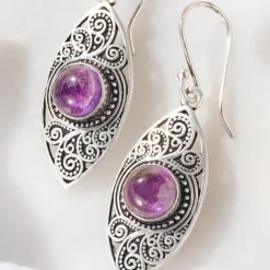 Saroop Amethyst Earrings