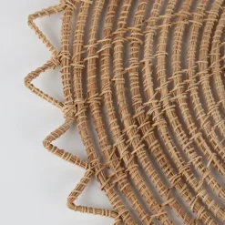 Sarpila Round Handwoven Palm Placemat