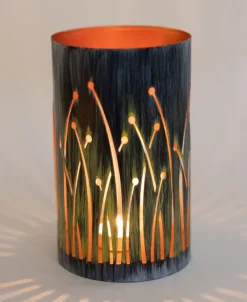 Seagrass Iron Candleholder