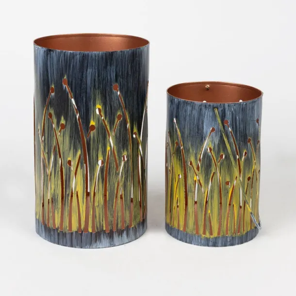 Seagrass Iron Candleholder