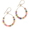 Sequins Hoop Earrings