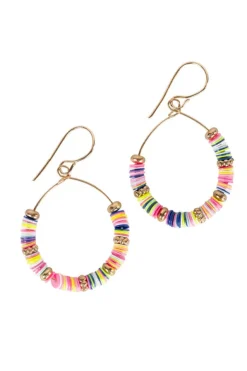 Sequins Hoop Earrings