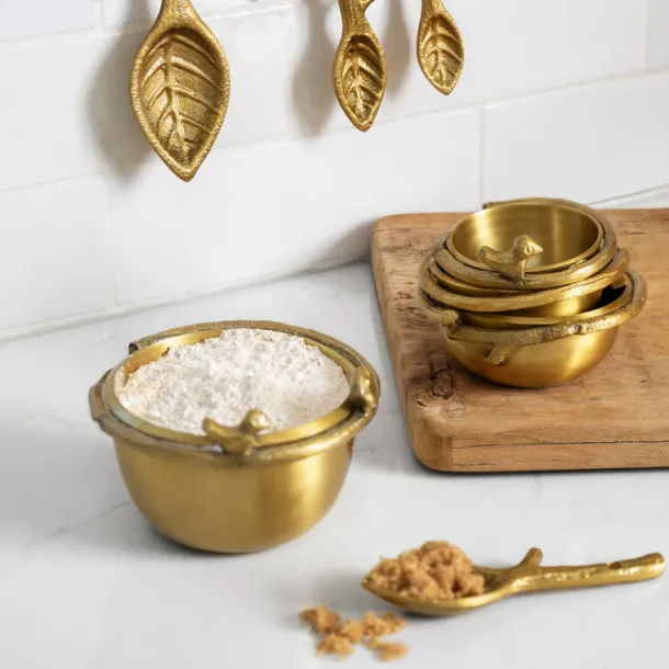 Shikha Measuring Spoons & Holder - Set of 4