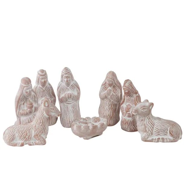 Silent Night Terracotta Nativity