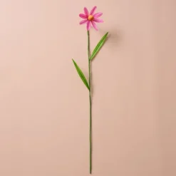 Silk Paper Cone Flowers - Pink