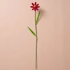 Silk Paper Cone Flowers - Burgandy