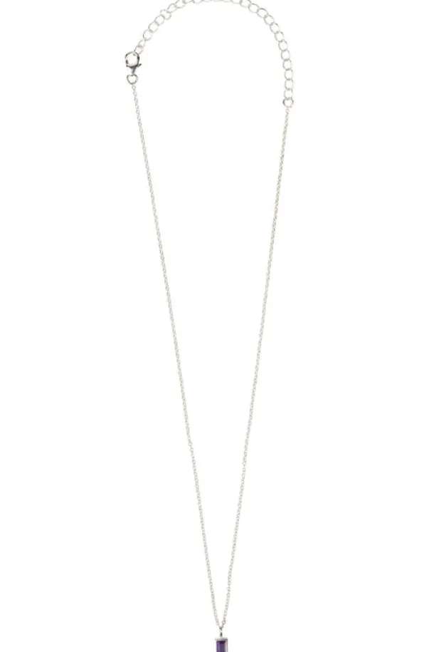 Silver Amethyst Necklace