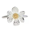 Silver Flower Ring
