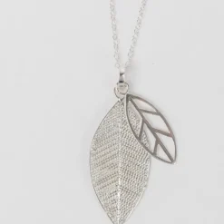 Silver Leaves Necklace