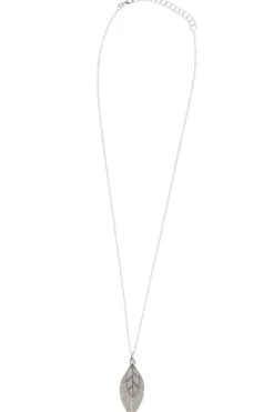 Silver Leaves Necklace