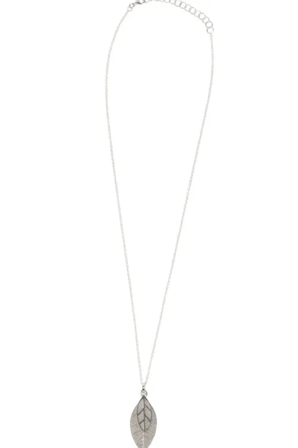 Silver Leaves Necklace
