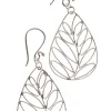 Silver Palms Earrings