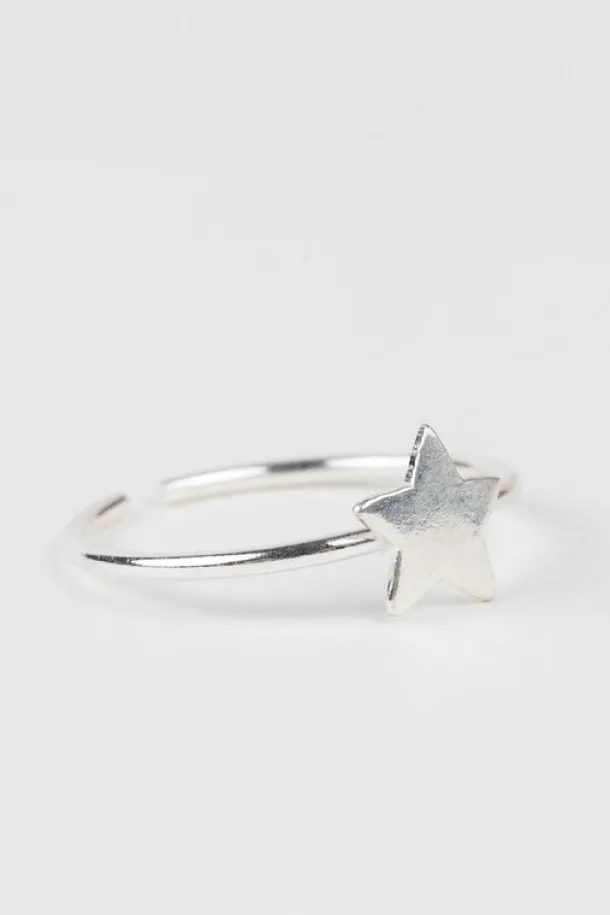 Silver Star Bright Ring