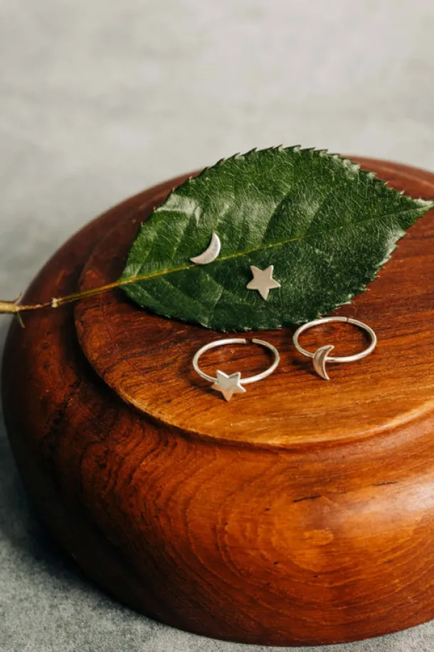 Silver Star Bright Ring