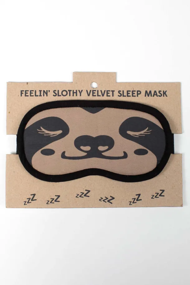 Sloth Velvet Sleep Mask