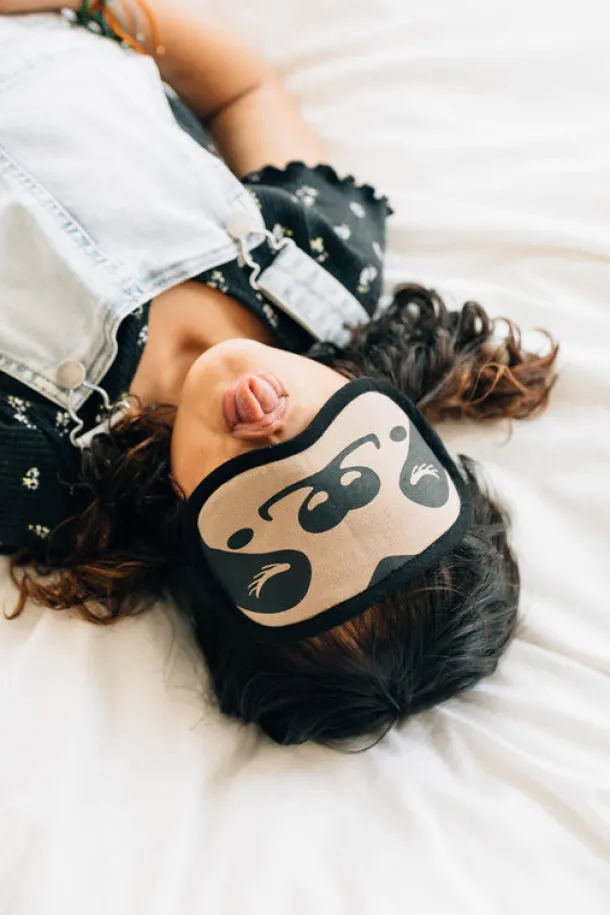 Sloth Velvet Sleep Mask