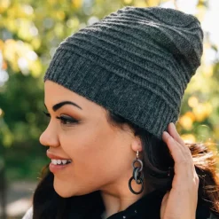 Slouchy Alpaca Wool Beanie